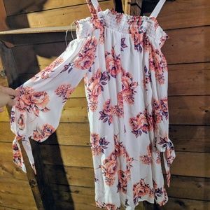 Flowy flowered dress